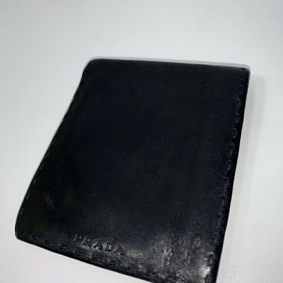 Authentic Prada Mens Bifold Leather Wallet - Picture 3 of 11
